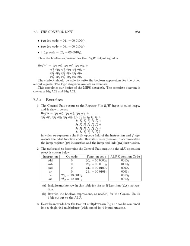 Computer Organization with MIPS - Page 283